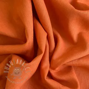 Linen enzyme washed 170 g pumpkin orange