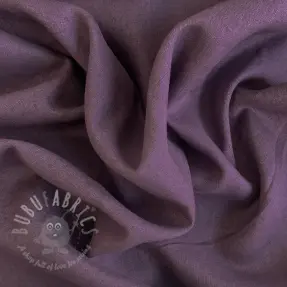 Linen enzyme washed 170 g aubergine