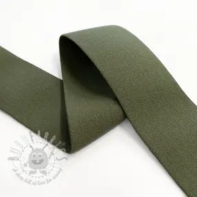 Elastic 4 cm camo green