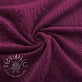 Corduroy 6W WASHED STRETCH aubergine
