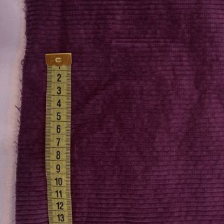 Corduroy 6W WASHED STRETCH aubergine