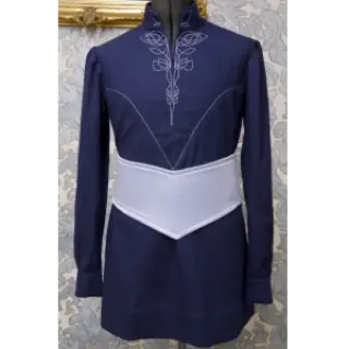 Linen enzyme washed navy