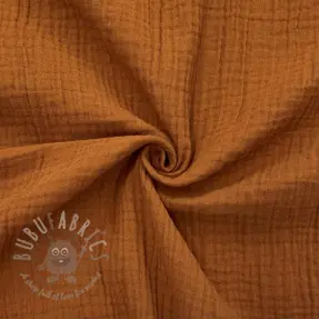 Double gauze/muslin cognac