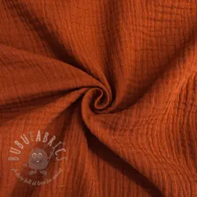 Double gauze/muslin rust