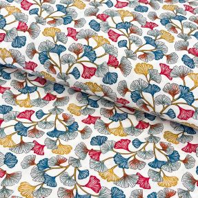 Cotton fabric Aphrodite blanc PERCALE
