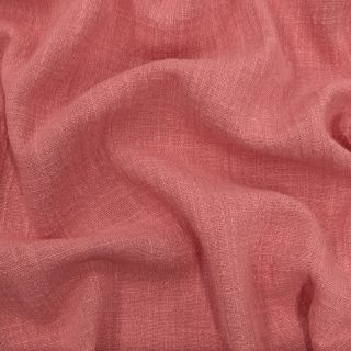 Cotton fabric SLUB WASHED rose