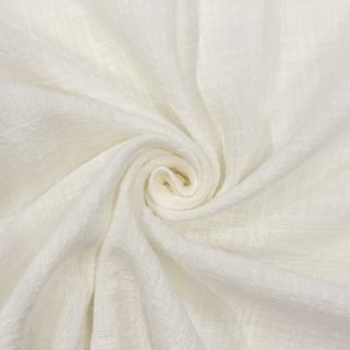 Cotton fabric SLUB WASHED off white