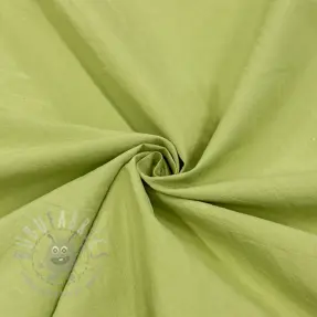 Cotton fabric WASHED old lime