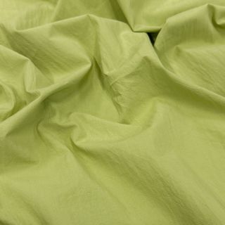 Cotton fabric WASHED old lime