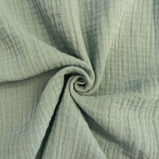 Double gauze/muslin dark mint ORGANIC