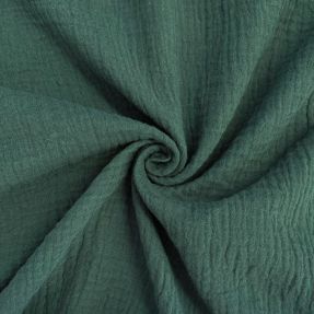 Double gauze/muslin old green ORGANIC
