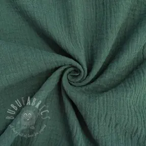 Double gauze/muslin old green ORGANIC