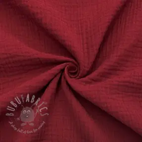 Double gauze/muslin wine ORGANIC