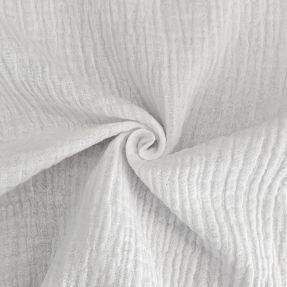 Double gauze/muslin white ORGANIC