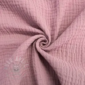 Double gauze/muslin lilac ORGANIC