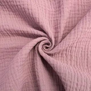 Double gauze/muslin lilac ORGANIC