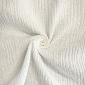Double gauze/muslin ecru ORGANIC