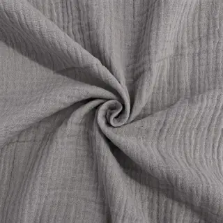 Double gauze/muslin grey ORGANIC