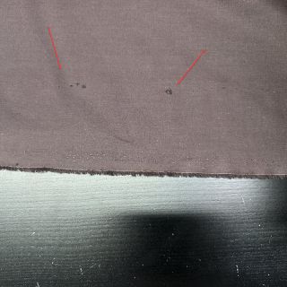 Cotton poplin dark brown 2nd class