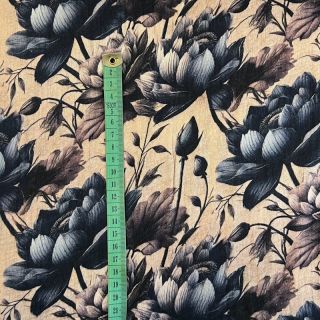 Double gauze/muslin Dreamy flowers design B digital print