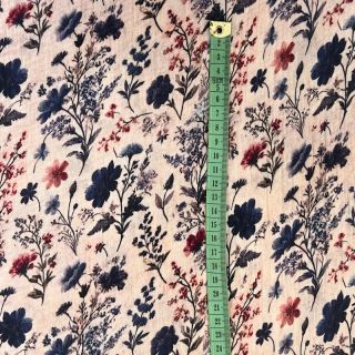 Double gauze/muslin Flower sea design E digital print