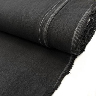 Linen enzyme washed STONEWASHED PREMIUM black