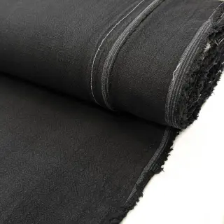 Linen enzyme washed STONEWASHED PREMIUM black