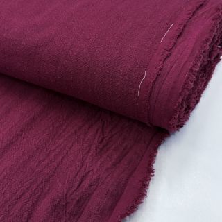 Linen enzyme washed STONEWASHED PREMIUM bordeaux