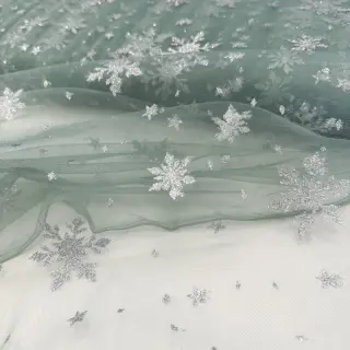 Tulle netting Crystal old green