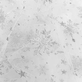 Tulle netting Crystal white