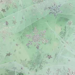 Tulle netting Crystal mint