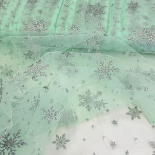 Tulle netting Crystal mint