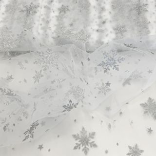 Tulle netting Crystal offwhite
