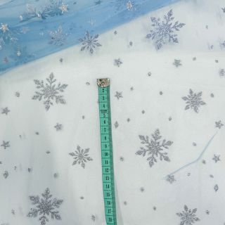 Tulle netting Crystal light aqua