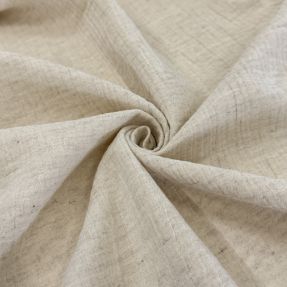 Double gauze/muslin with linen naturels