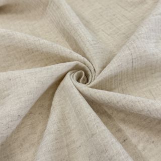 Double gauze/muslin with linen naturels