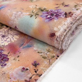 Viscose LUREX Romantica peach