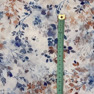 Viscose LUREX Fine leaves blue