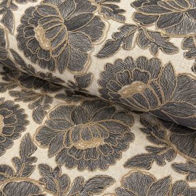 Linen viscose Lizzy flowy grey