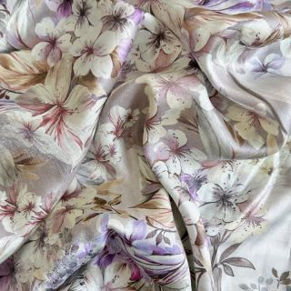 Viscose SHINIO Floral treasure natural