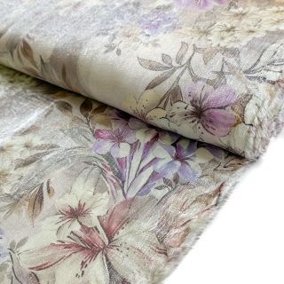 Viscose SHINIO Floral treasure natural