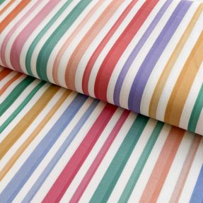 Cotton fabric Happy Stripe Line