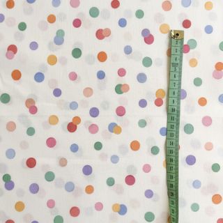 Cotton fabric Happy Party Dot