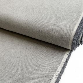 Decoration fabric Linenlook PLAIN soft grey