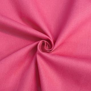 Cotton fabric POPLIN pink