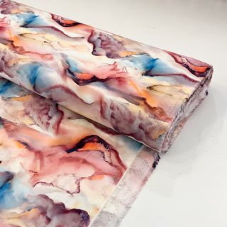 Viscose RAYON POPLIN Wavy design A digital print