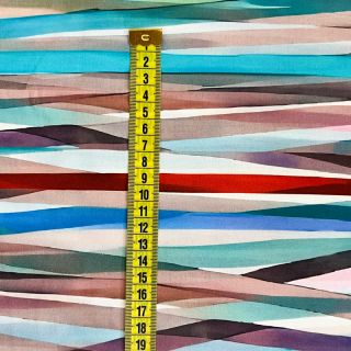 Viscose RAYON POPLIN Diverse graphics design A digital print