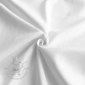Linen viscose PREMIUM white