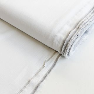 Linen viscose PREMIUM white