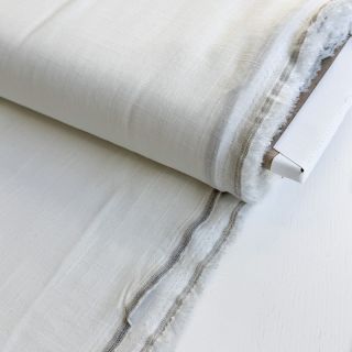 Linen viscose PREMIUM off white